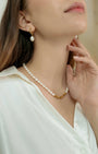 Pearl Choker Necklace - Oia Boutique Sustainable Gold Jewellery - Recycled18k Gold Plated