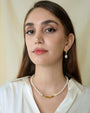 Pearl Choker Necklace - Oia Boutique Sustainable Gold Jewellery - Recycled18k Gold Plated