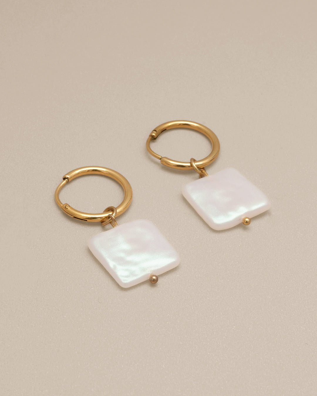 Pearl Huggie Earrings - Oia Boutique