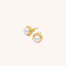 Pearl Stud Earring - Oia Boutique Sustainable Gold Jewellery - Recycled18k Gold Plated