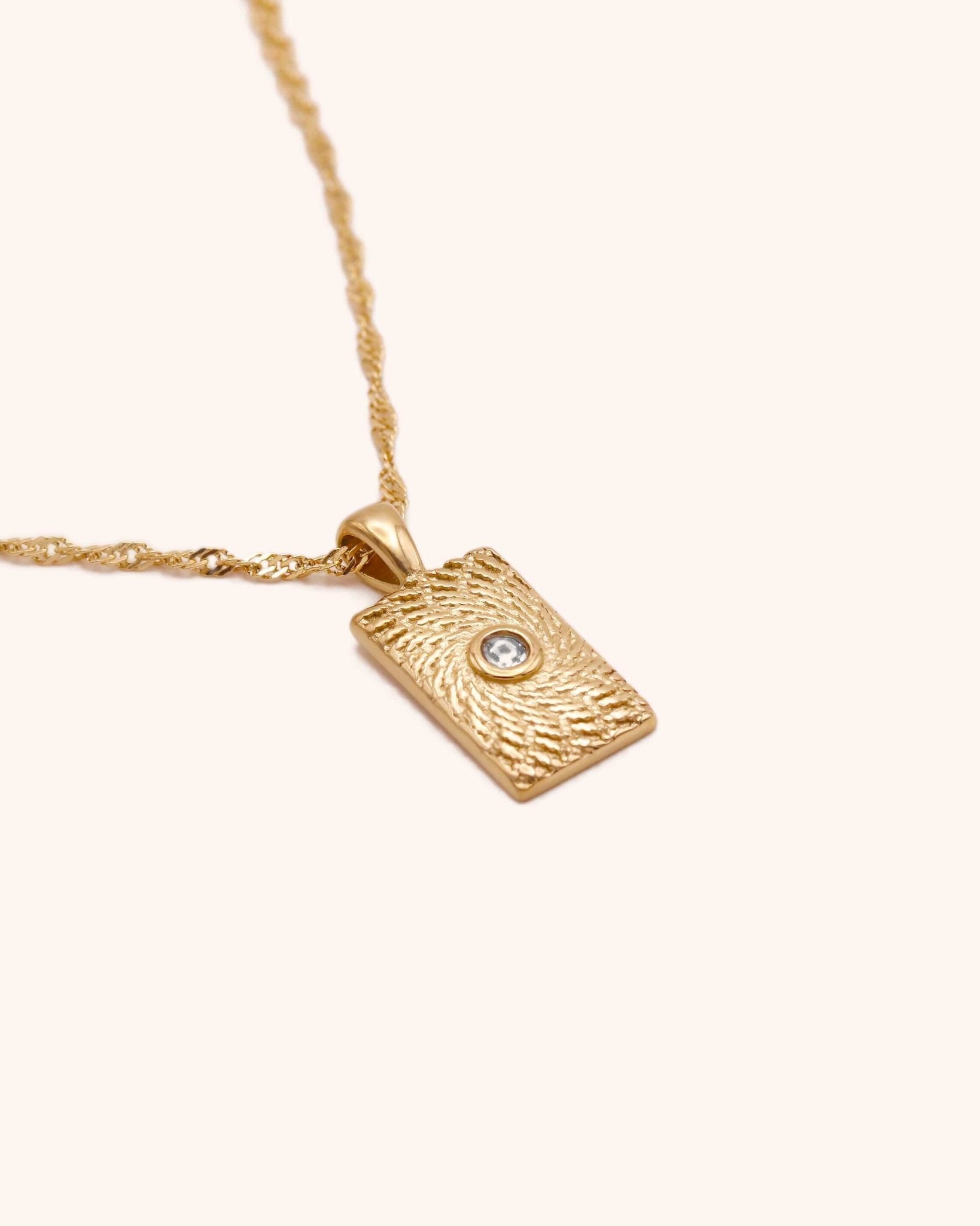 Rip Curl Necklace - Oia Boutique Sustainable Gold Jewellery - Recycled18k Gold Plated