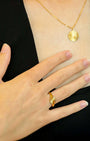 Stackable Sunbeam Ring - Oia Boutique Sustainable Gold Jewellery - Recycled18k Gold Plated