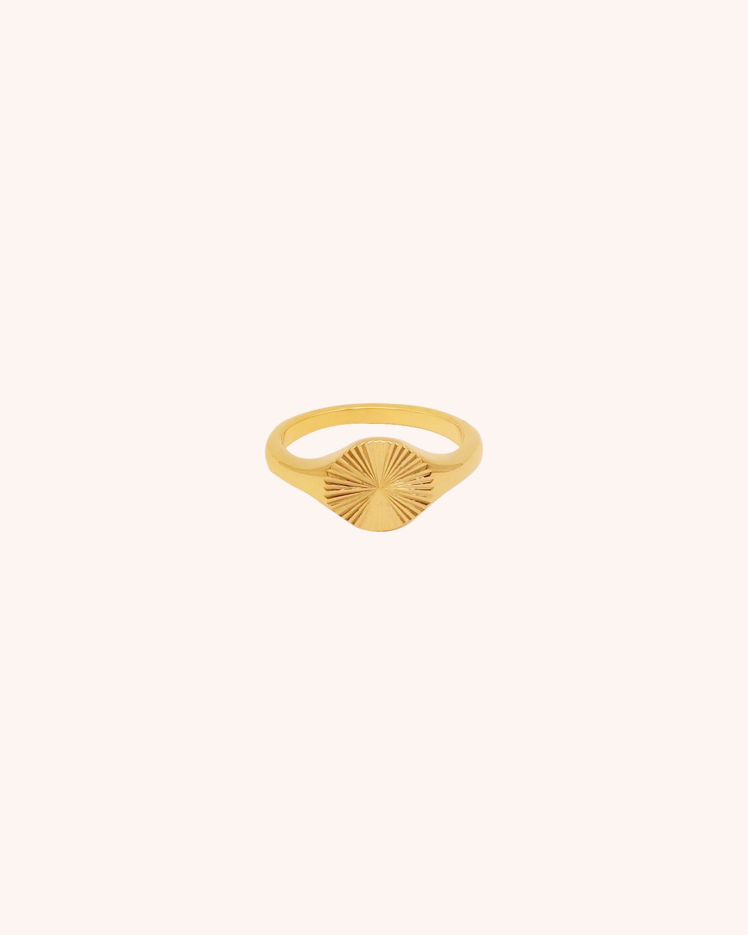 Stackable Sunbeam Ring - Oia Boutique Sustainable Gold Jewellery - Recycled18k Gold Plated