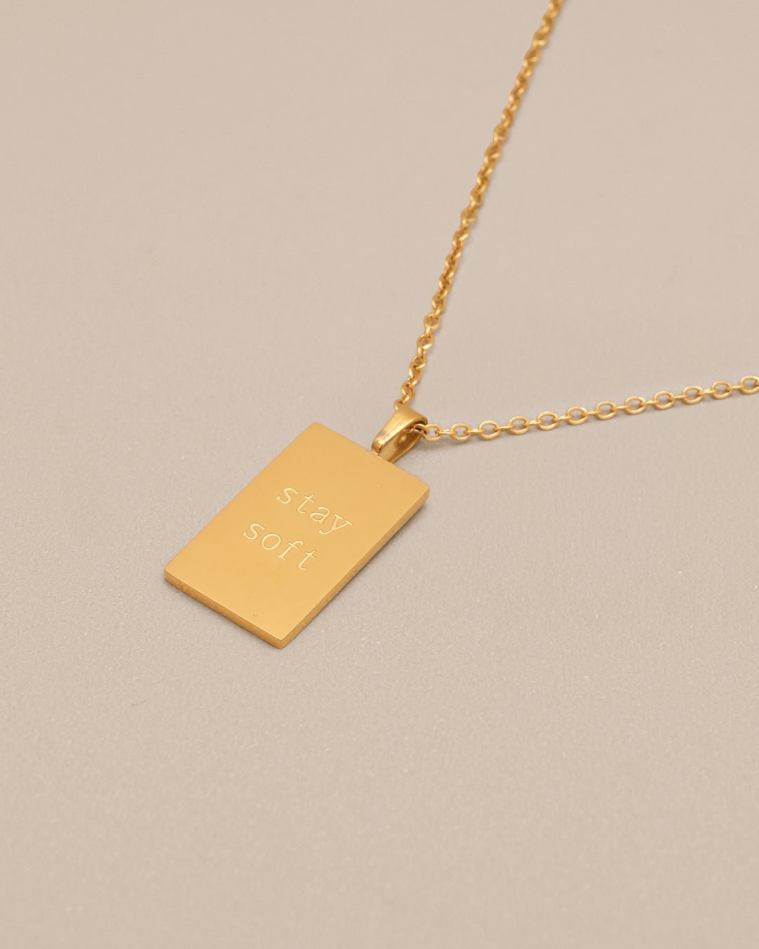 "Stay Soft" Necklace - Oia Boutique