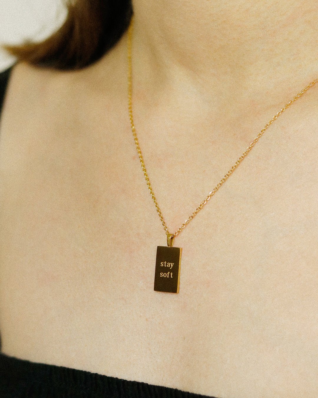 "Stay Soft" Necklace - Oia Boutique