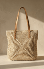 Summer Straw Shoulder Bag with Handle - Oia Boutique