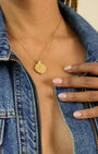 Sun Pendant Necklace - Oia Boutique Sustainable Gold Jewellery - Recycled18k Gold Plated