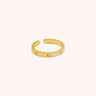 Theia Adjustable Star Ring - Oia Boutique Sustainable Gold Jewellery - Recycled18k Gold Plated