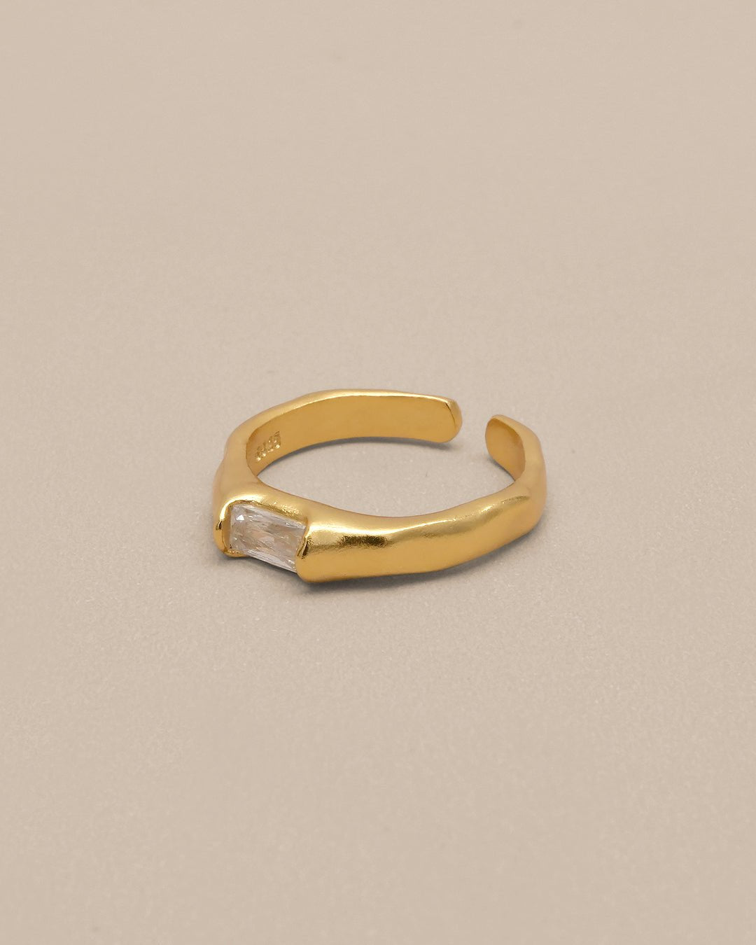 Theia Adjustable Zircon Ring - Oia Boutique