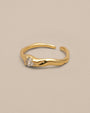 Theia Minimalist Zircon Ring - Oia Boutique