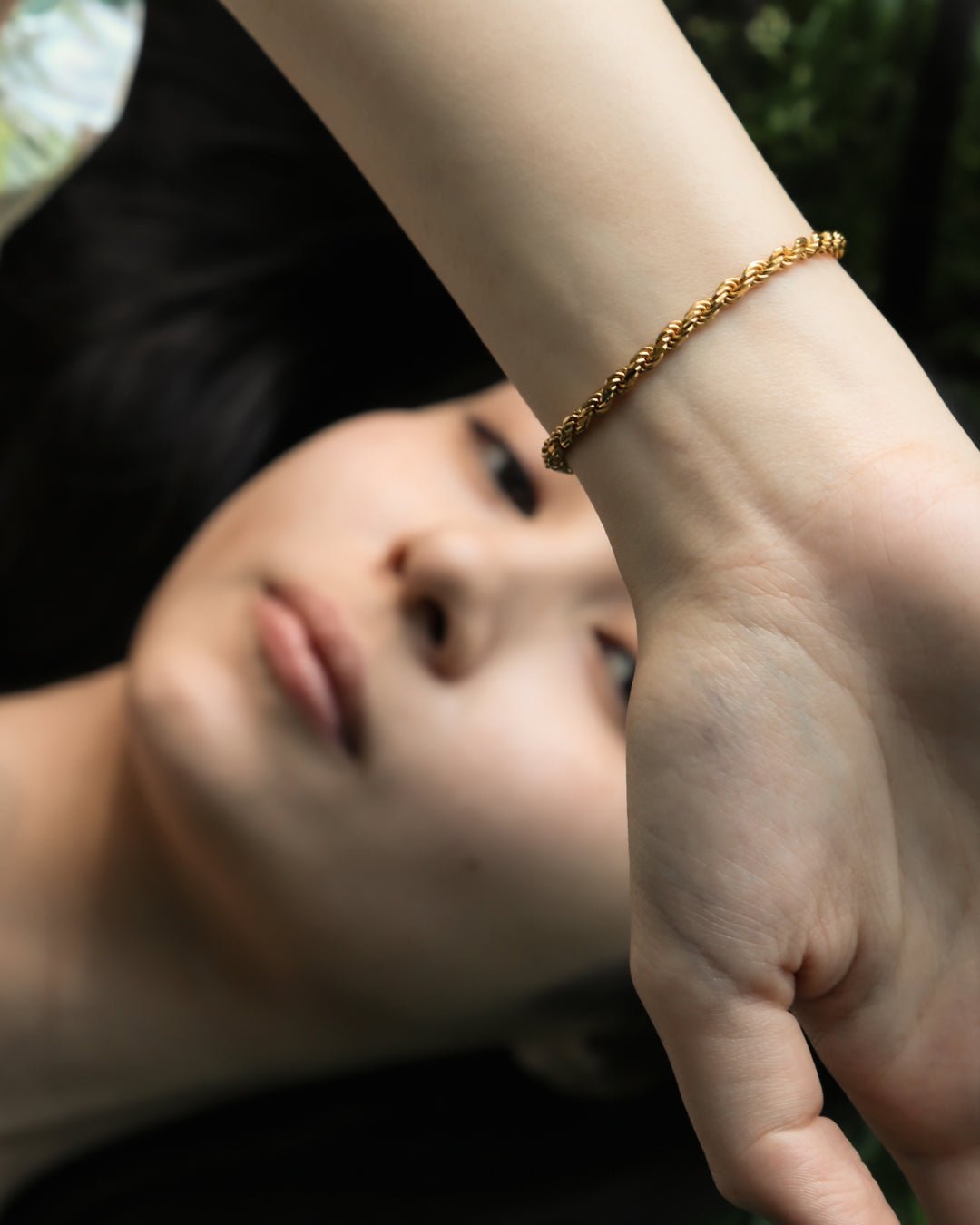 Thick Twisted Chain Bracelet - Oia Boutique
