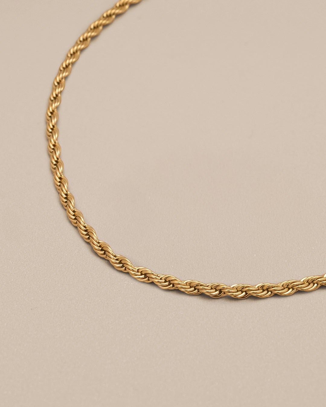 Thick Twisted Chain Necklace - Oia Boutique