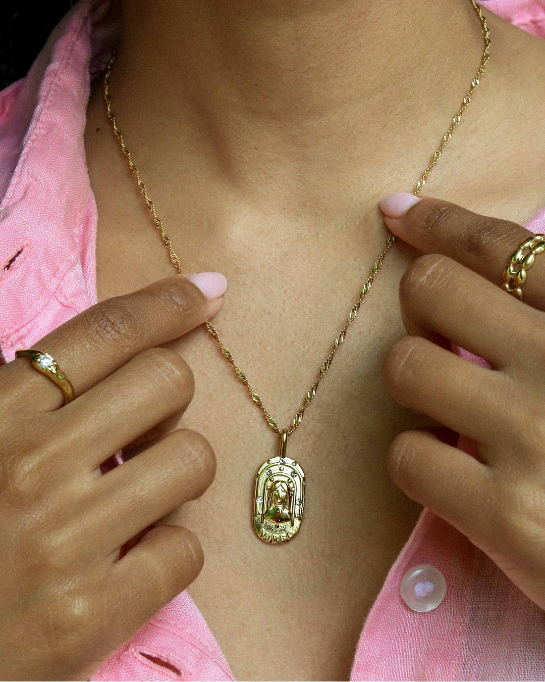 Zodiac Pendant Necklace - Oia Boutique